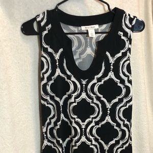 Black and white dress